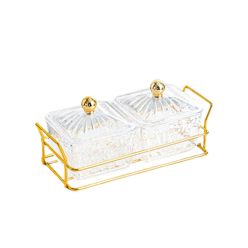 

2 4 Grid Transparent Covered Snack Tray Suitable For Parties Families Bars Ktvs Etc It Can Hold Food Nuts Dried Fruit Etc