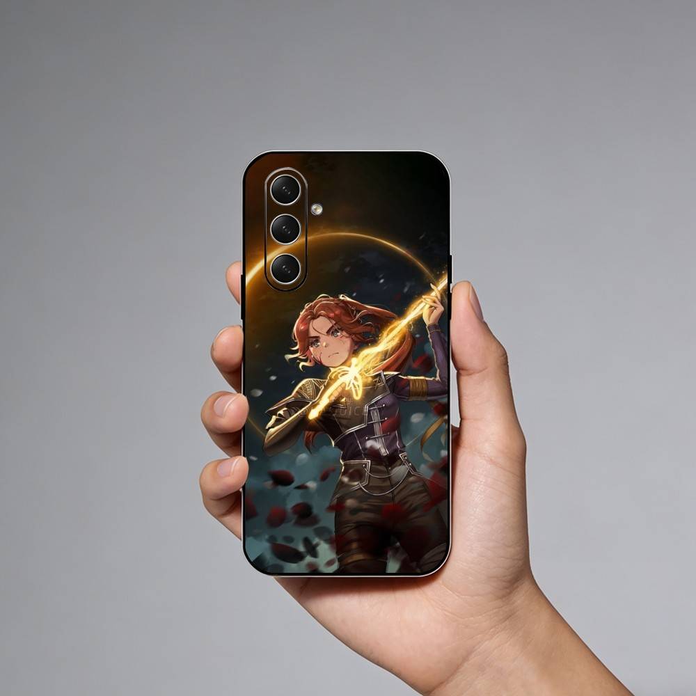 Clair Obscur E-Expedition 33 Maelle Phone Case For Samsung Galaxy A73,A21s,A22,A31,A52,A53,A71,A41Soft Black Shell