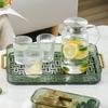 Double Layer Design Water Drainage Tea Tray With Handles Kitchen Counter Drain Board  Coffee Table