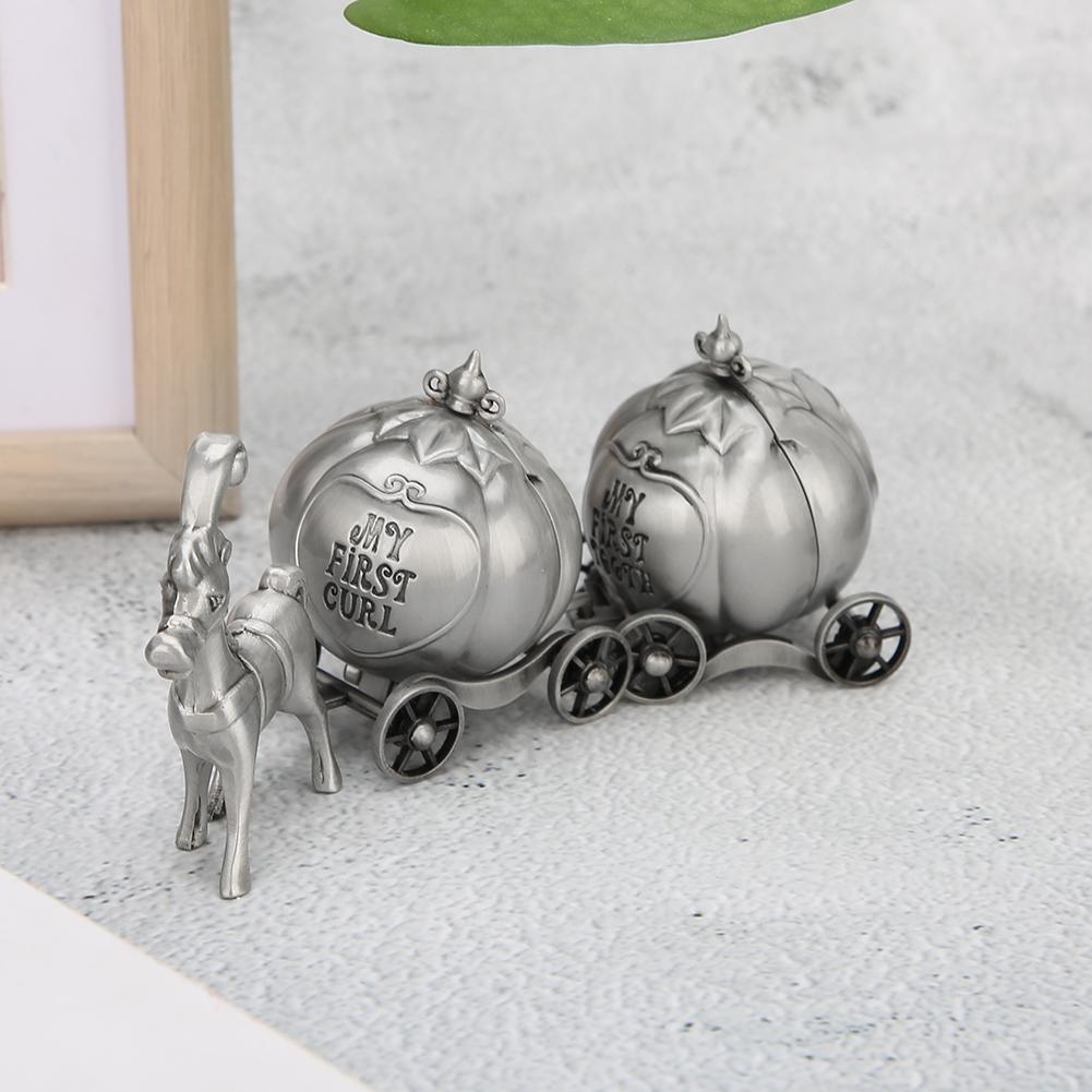 Tooth Collection Box Vintage Pumpkin Carriage Shape Exquisite Craft Gift Ornament