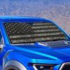 Camo Car Sun Shade with Storage Pouch American Flag Car Windshield Sunshade Easy To Install Windshield Cover for SUV Vehicle Sedan Truck Gift for