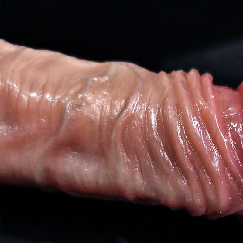 8,5-palcový realistický penis pre ženy Posuvné dildo predkožky Prísavka Dilda Žena masturbátor Big Dick Obchod s análnymi sexuálnymi hračkami pre dospelých