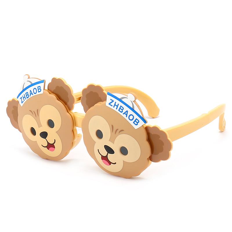 Children's Polarized Flip-Up Monkey Sunglasses with UV Protection