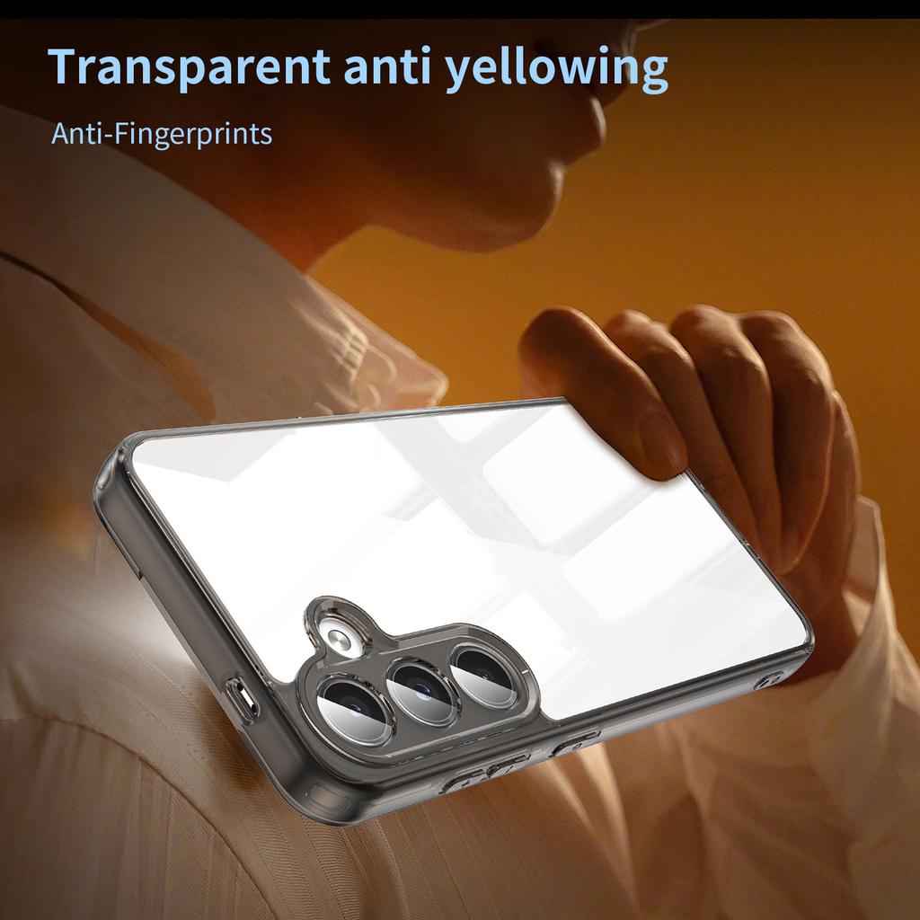 For Samsung Galaxy S24 Case TPU+Acrylic Phone Back Cover Anti Yellowing
