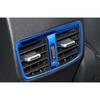 Rear Air Outlet Vent Frame Trim For Toyota Corolla Cross 22- Steel 1pcs Blue