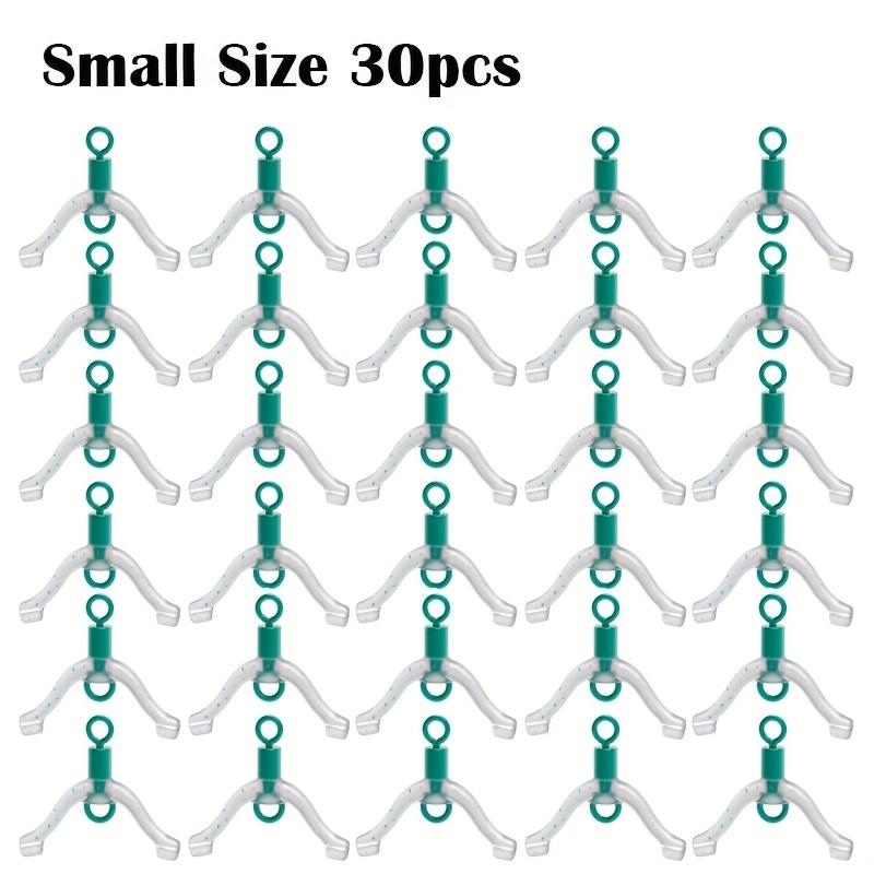 

30pcs Fishing PVC Anti-Tangle 8-Shaped Swivel Connectors, Fishing Line Splitter for Secure Rigging