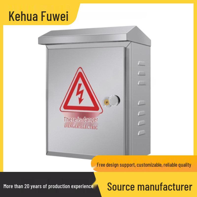 Outdoor Electrical Meter and Control Box with Cold-Rolled Shell, Surface-Mounted for Horizontal/Vertical Installation