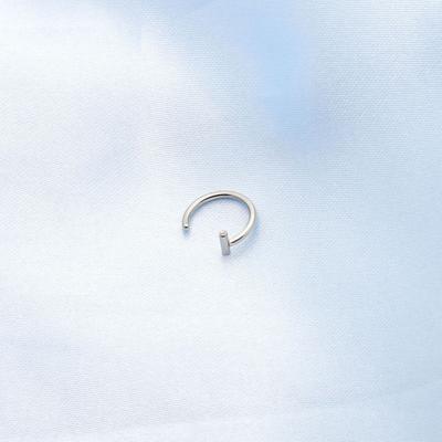 10mm No Drill False Lip Ring, Titanium Steel Lip Clip, Stylish And Unique False Lip Stud.