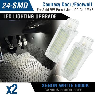LED vano piedi cortesia bagagliaio luce per VW Jetta MK5 Tiguan Touareg Transporter T5 Eos Scirocco per Porsche Cayman bianco
