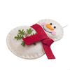 Christmas Tree Fabric Ornament Cartoon Santa Snowman Reindeer Hanging Decoration for Winter Holiday Party Decorations