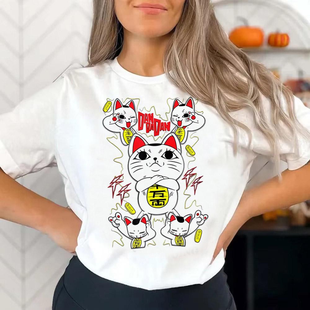 Seiko Ayase T-shirt Dandadan Cosplay Anime T Shirt Cartoon Short Sleeve Harajuku Tshirt Women Men