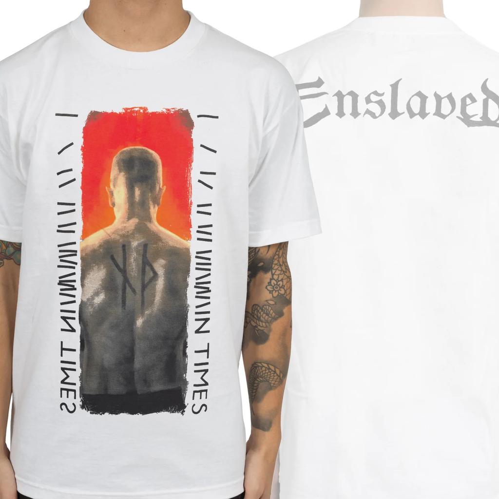 Enslaved Frost Rock Band Casual Tshirt Luxury Brand for Men and Women Top  2026