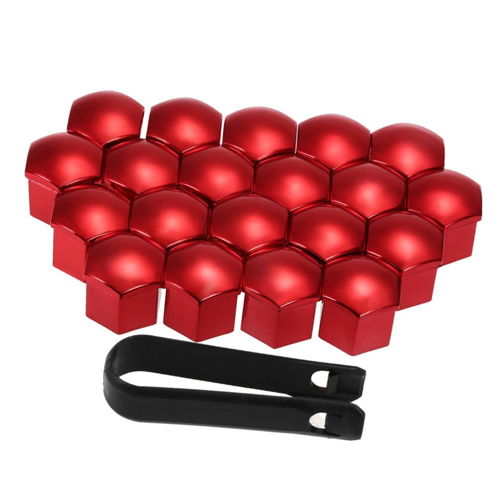 20Pcs 21mm Lug Nut Caps With Removal Tool Decorative Wheel Covers Wheel Nut Covers Universal Fit