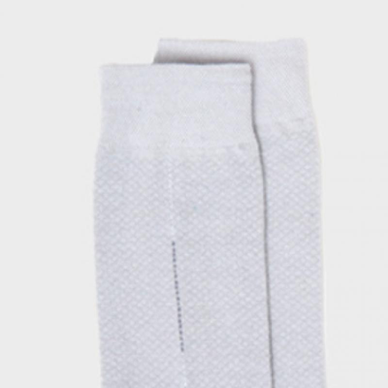 Daiso Vertical Line Point Long Neck Socks