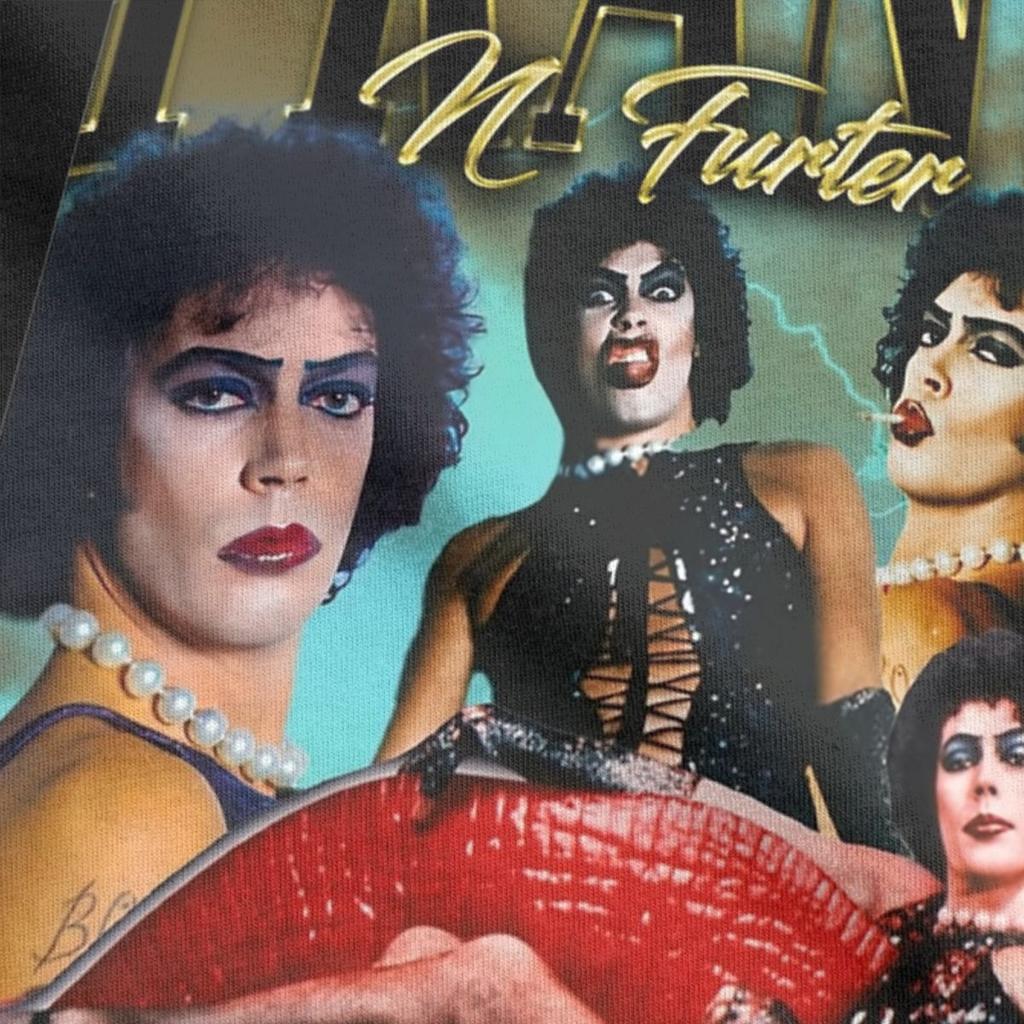 Neformální trička Frank N Furter The Rockys Horror Picture Show Pánská s kulatým výstřihem 100% bavlna Tričko s krátkým rukávem Dárková tílka