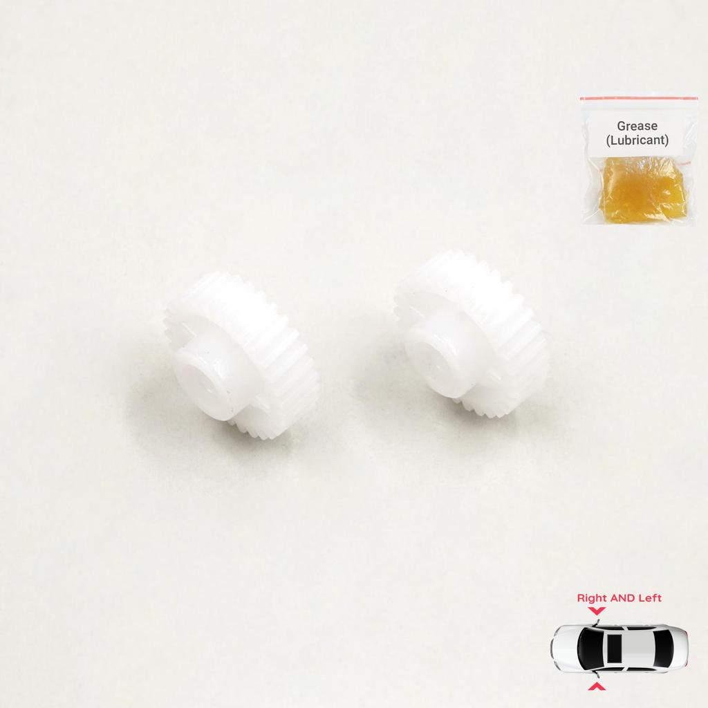 BGE590-1 2 Pieces Electrical Side Wing Mirror Folding Motor Repair Gear 30 Teeth for Hyundai I30 I20 I10