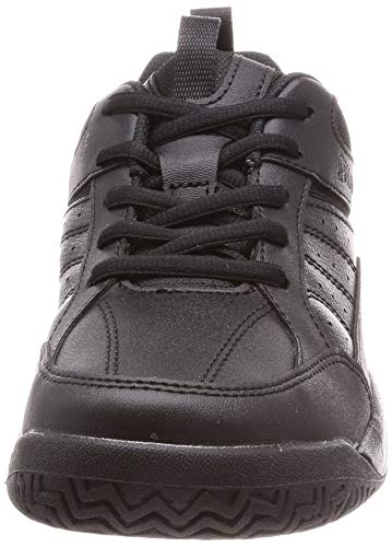 Spalding CIS 3530 Sneakers, Court Shoes, Wide, Lightweight, Men's 4E, Women's 3E, Black, Size 27.0 cm