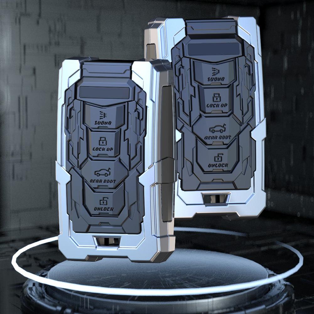 Fit For Great Wall Gwm Wey Tank 300 500 Tank300 Tank500 Accessories Zinc Alloy Key Protective Case 4 Buttons Remote Key Shell
