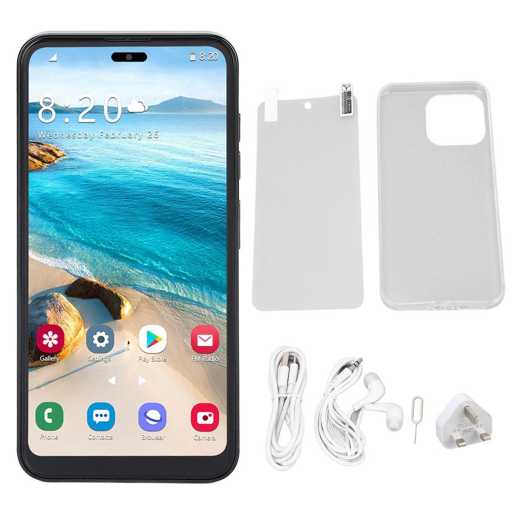 6.5in IPS HD Screen Dual SIM Smartphone 4GB 64GB Cellphone with 5000mAh Capacity Battery for Android 11