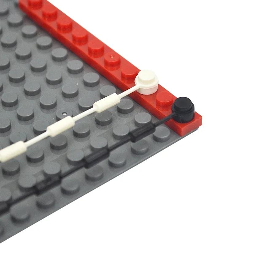 20Pcs MOC High-Tech Chain Links Bricks 63141 String featuring End Studs Construction Blocks Kid Playthings Works With x127c41 x127c11 x127c31