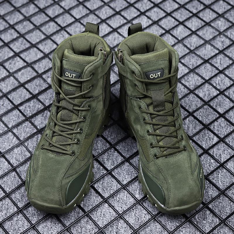Winter Herrenstiefel Hohe Qualität Warmes Leder Herren Stiefeletten Herren Schneestiefel Freizeitschuhe für Männer Botas Arbeitsstiefel