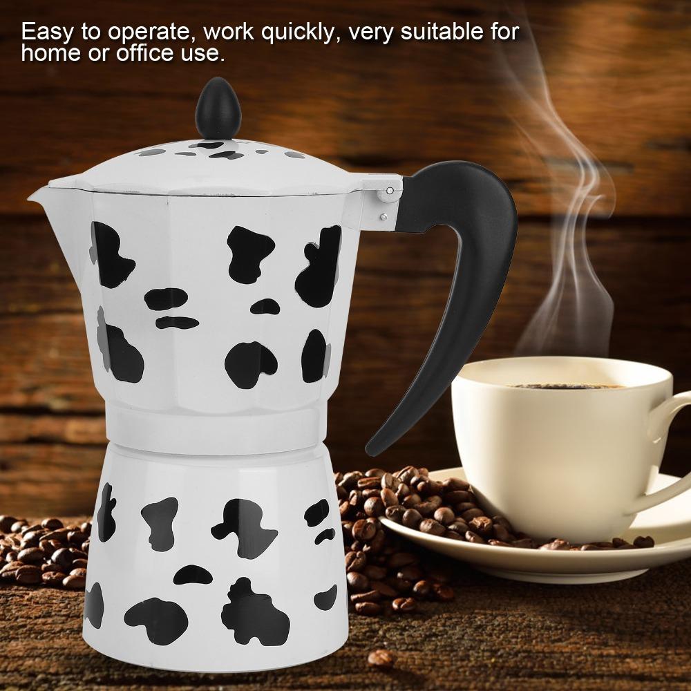 Aluminium Aluminium Coffee Pot Portable Coffee Maker Stovetop Espresso Maker  Coffee Shop