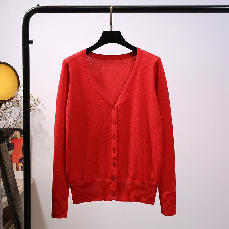 Damen Strickjacke - Leicht, Langarm, Kurzer Stil für Frühling und Herbst