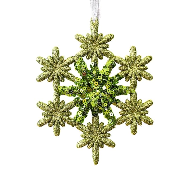 Shatterproof Snowflake Pendant Christmas Decoration Decorative Acrylic Hanging Ornament for Indoor Use