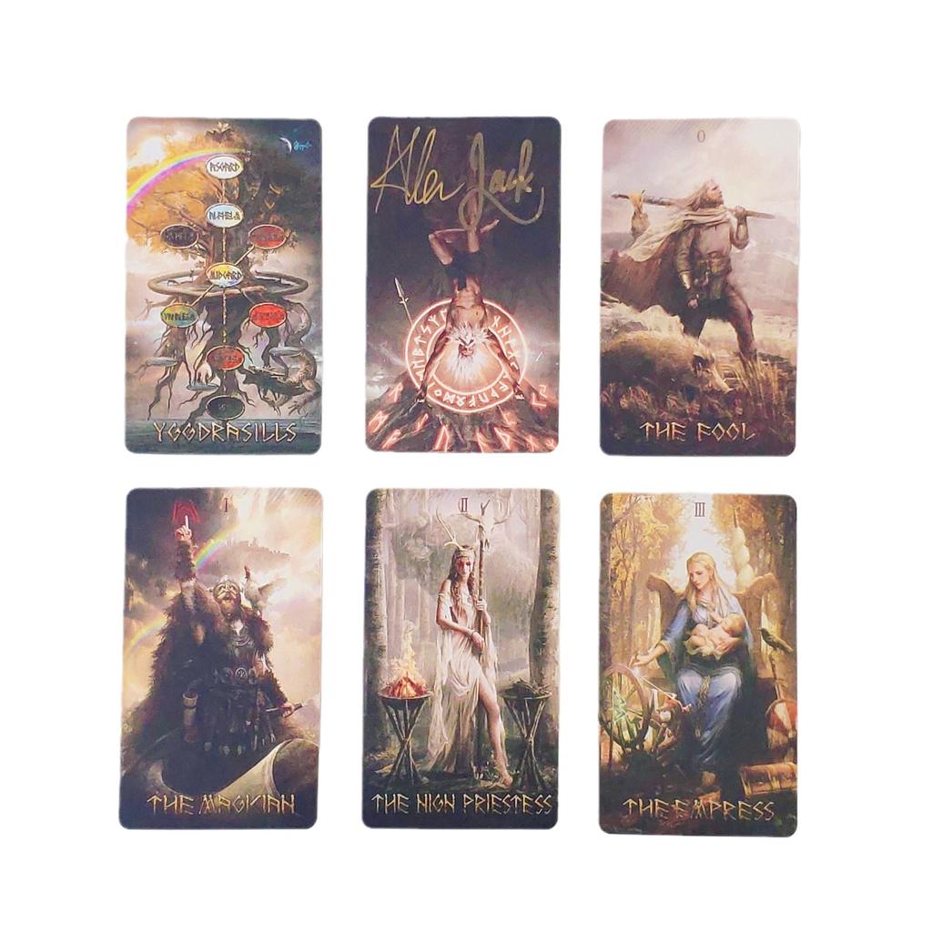 Runk Tarot Cards Oracle Cards Prophecy Fate Divination Family Party Board Game Beginner Card Fortune Telling Game