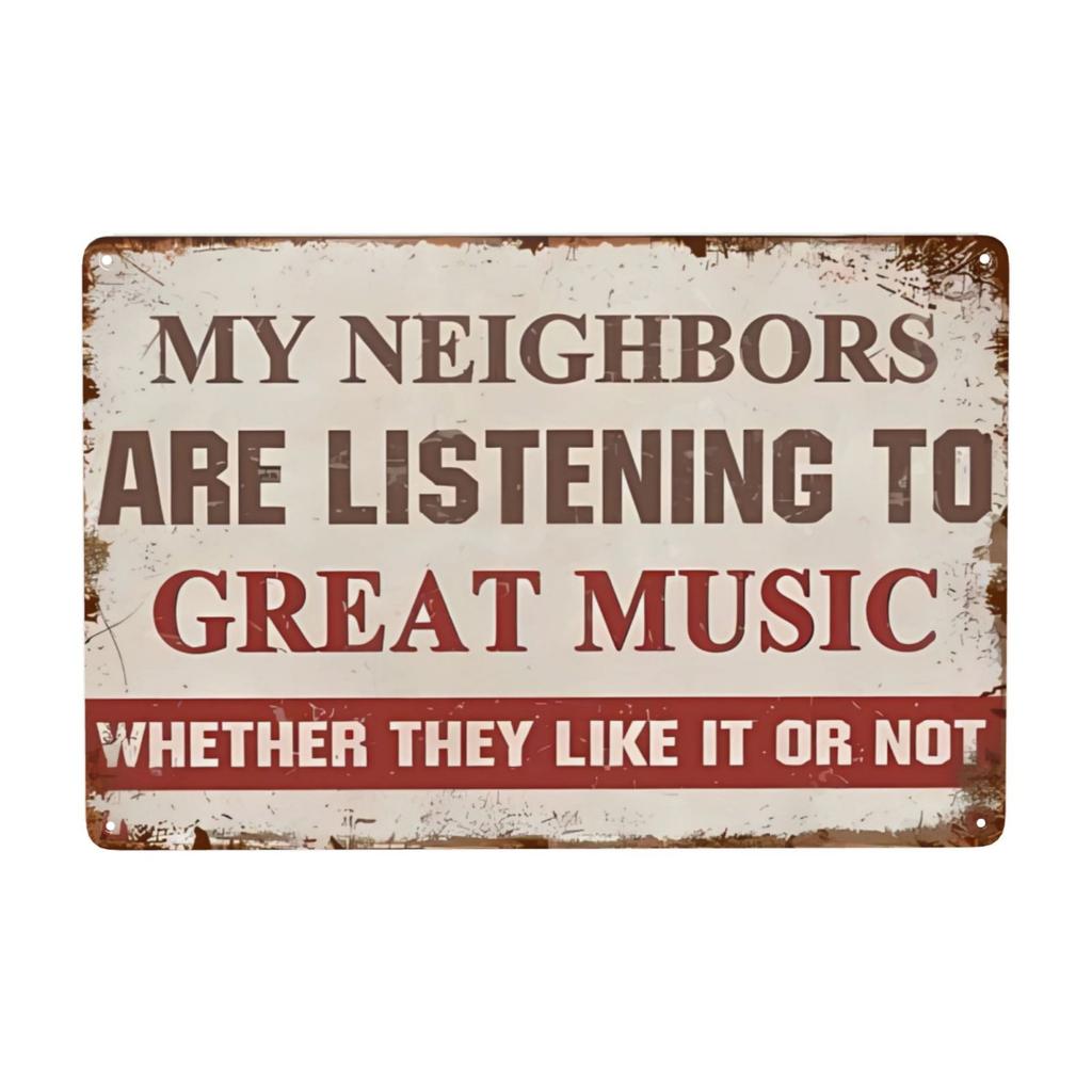 1pc Vintage Metal Sign, Relax We Are All Crazy It Isn't A Competition Metal Sign Wall Decor for Home Bar Coffee Office 12x8 Inch