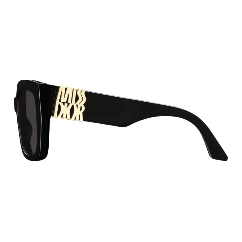 Dior Miss  S2I Logo Square Sunglasses Women Sunglasses Black MISSDIORS2F-10A0