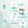 Q Grips Ear Wax Removal Tool 2025 Spiral Ear Wax Removal Kit Reusable and Washable Q-Grips Ear Wax Remover Soft Silicone Ear Cl