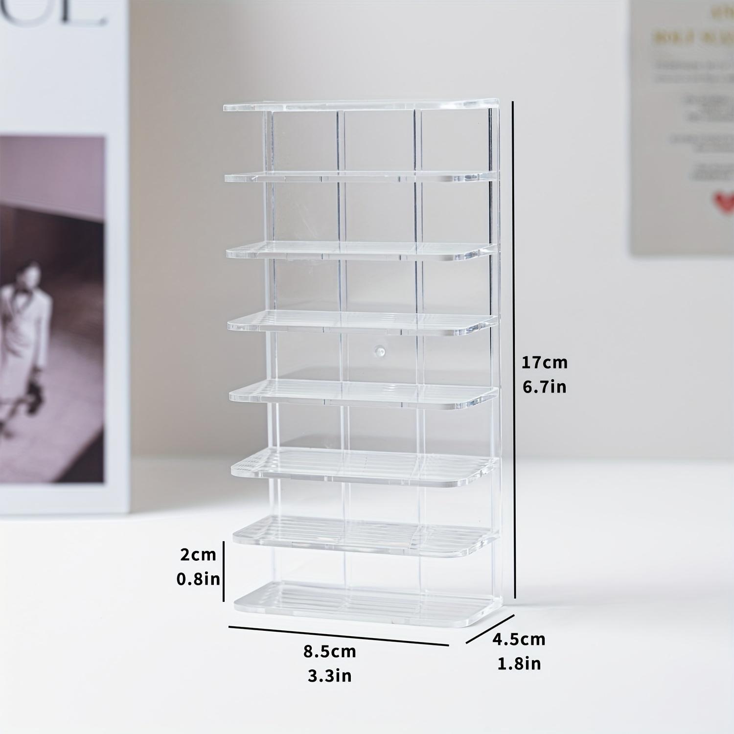 

7-layer Mini Car Model Storage Rack,Acrylic Multi-layer Display Stand,Children s Toy Car Desktop Organizer,vertically Stored прозрачный