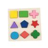 Kids Educational Wooden Toy Set Geometric Block Building Puzzle Baby Early Learning Tool