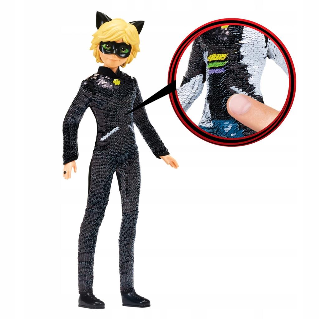 Lalka Miraculous: Biedronka I Czarny Kot Playmates Toys Adrien 26 Cm