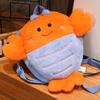 New Cartoon Plush Bag Cute Children's Doll Kindergarten Small Book Backpack Plush Doll Bag Birthday Gift