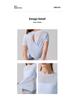 Women's Breathable Short Sleeve Yoga T-Shirt with Hollow Beautiful Back - Lightweight Dance Fitness Cover-Up Running Top