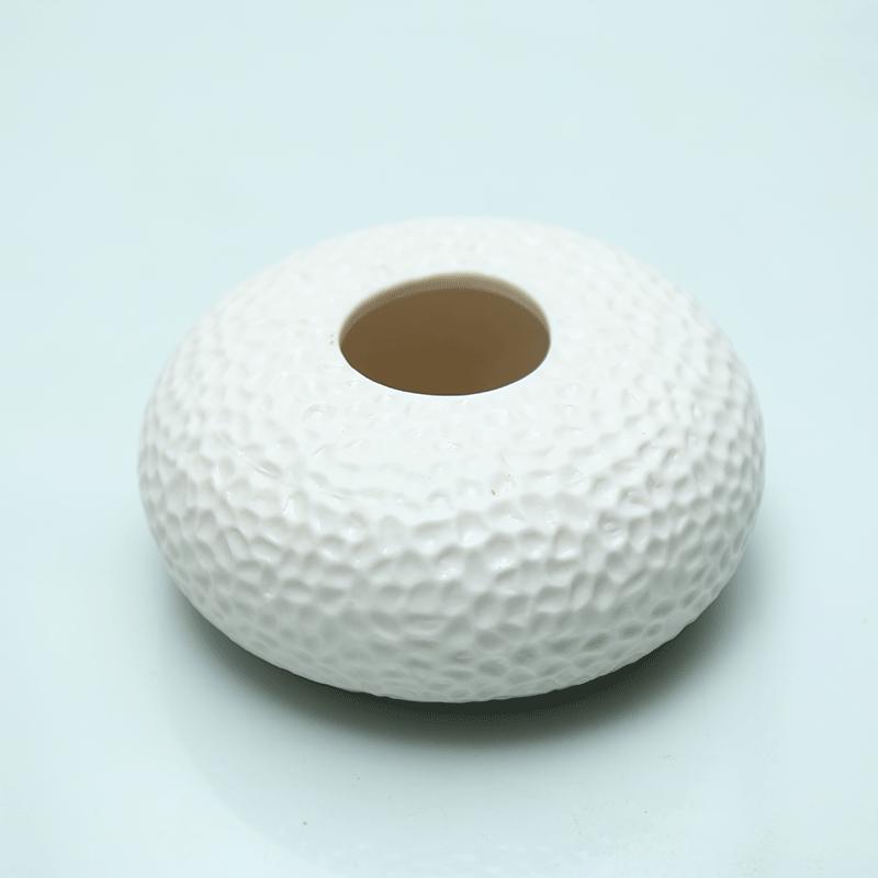 Crafts Decoration Home Simple Handmade Ceramic Vase Three-piece Hydroponic Container Dried Flower Vase