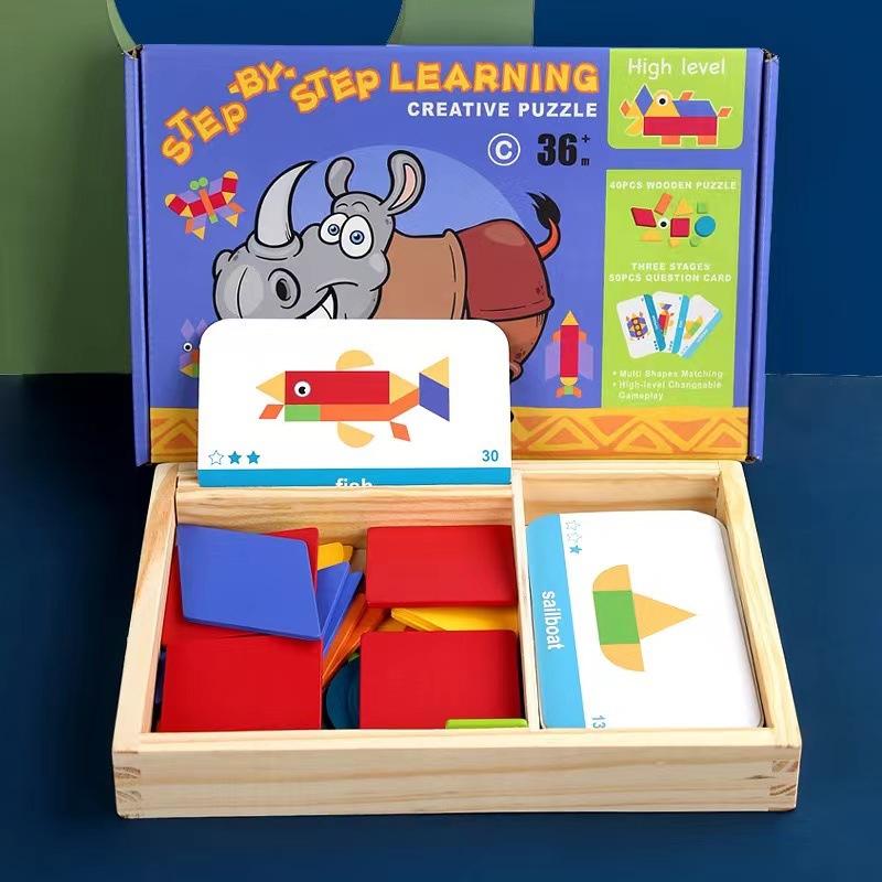 

Раннее детство Дети мышление формы творческий головоломка головоломка головоломка геометрическое развлечение разнообразный танграм головоломка игрушка