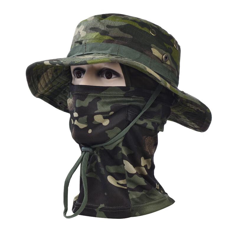 Outdoor Camouflage Boonie Hat & Sturmhauben Set