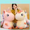Entzückendes Weiches Einhorn Plüschtier Rundes Dickes Einhorn Einhorn Engel Pferd für Mädchen