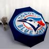 1pc Toronto Blue Jays Umbrella, Sun Protection, And UV Shielding. It Has Eight Sturdy Ribs for Outdoor Use And Perfect As a Holiday Gift