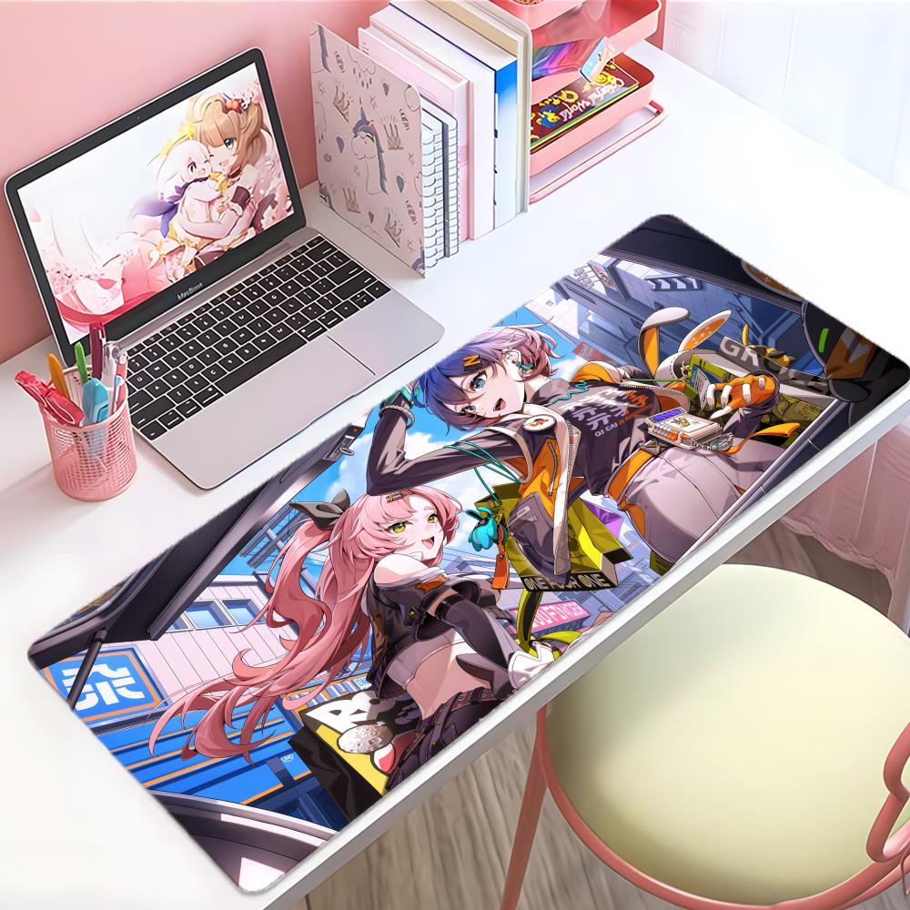 Cool Game Zenless Zone Zero Nicole Demara Zzz Mouse Pad Large Thick Desk Pad Stitched Edges Gaming Mouse Mat For Pc