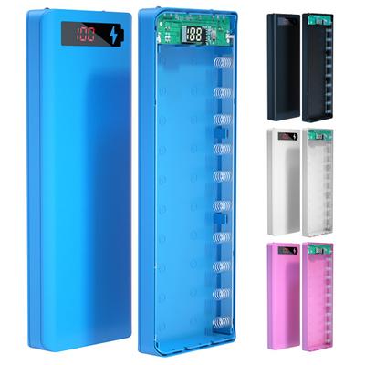 Boîtier Power Bank M10/L10 Sans Soudure Détachable Affichage Numérique LED Boîtier Chargeur Portable 10x18650 pour Smartphone