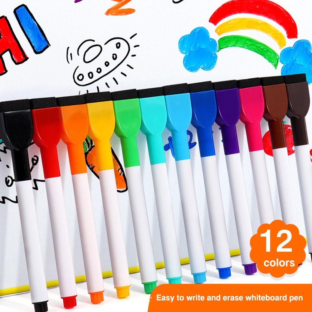 Mehrfarbiger Whiteboard-Stift Abwischbarer Kunst-Zeichenstift Cartoon-Textmarker Schule Büro