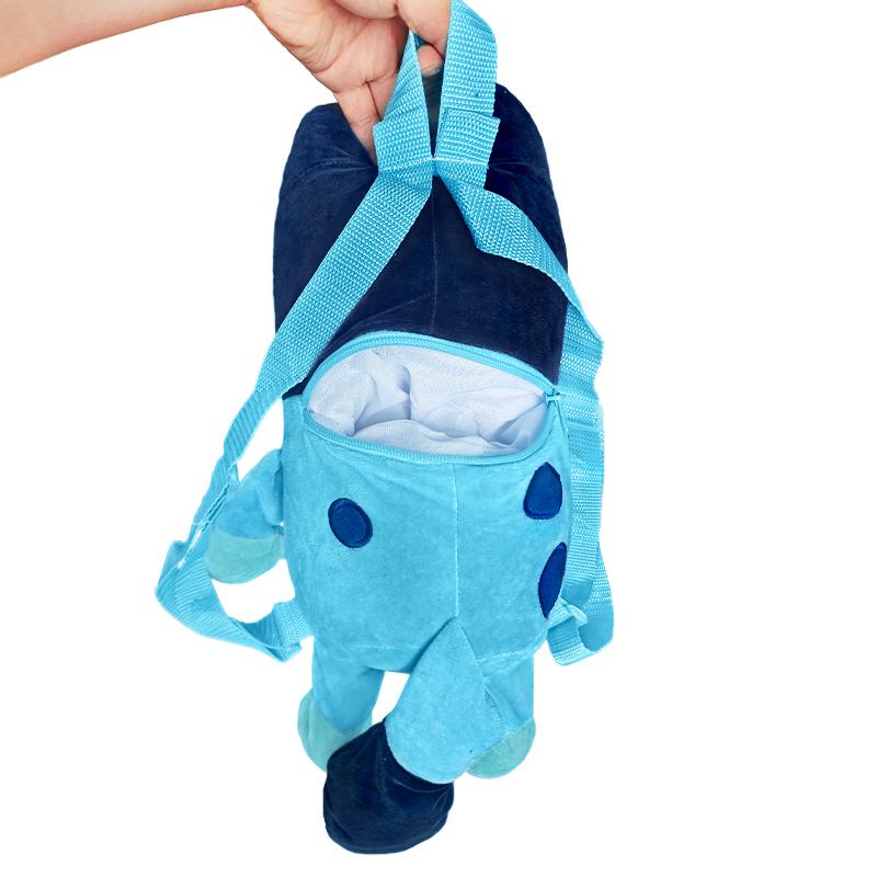 Bluey Plush Backpack Anime Peripheral 45CM Kawaii Bingo Plush Doll Decoration Snack Bag Storage Bag Children Gift