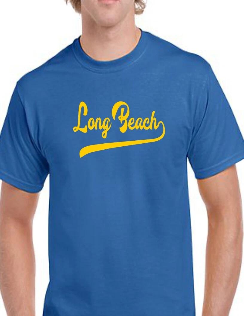 

Long Beach Script Tail T-Shirt Sports Team Jersey State LBC All Size & Colors 4XL
