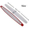 2pcs Car Bumper Protectors Carbon Fiber Design Scratch Guards Durable Plastic Rubber Corner Guards for Front/Rear Bumpers