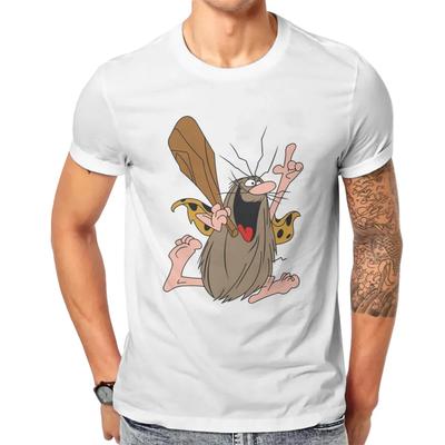 Κλασικό T-Shirt Captain Caveman Cavey Κινούμενο Σχέδιο Δεκαετίας 1980 Hanna Barbera Γραφικά T-Shirts Καλοκαιρινά Γυναικεία Ανδρικά Μόδα Βαμβακερά T-Shirts