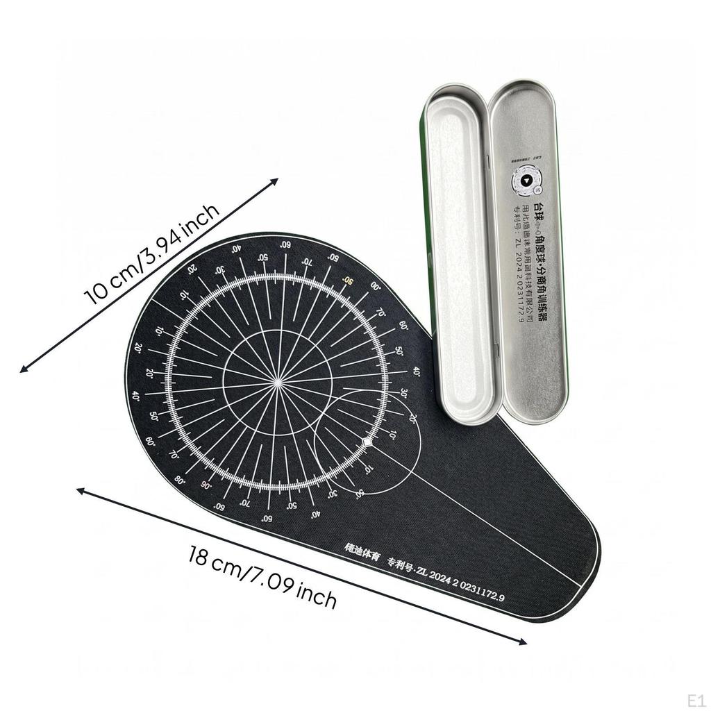 PoolAiming Aim Board Printed Target Layout CueBall Practice Angle Grid Billiards Aiming
